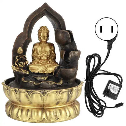 Tabletop Fountain Water Fountain Ornaments Buddha Statue