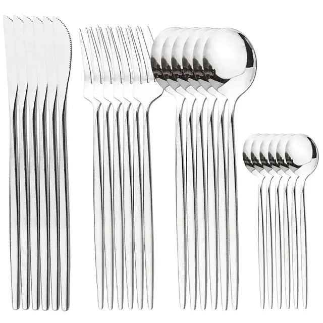 Golden Stainless Steel Cutlery Set