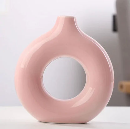 Ceramic Donut Vase