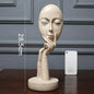 3D Face Mask Abstract Sculpture Decorative Art