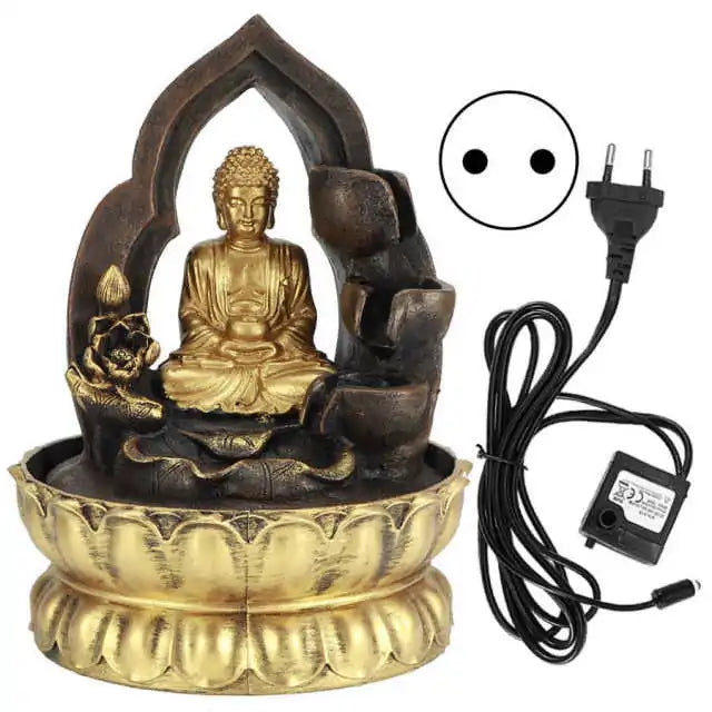 Tabletop Fountain Water Fountain Ornaments Buddha Statue