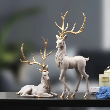 Luxury Resin Deer Statue