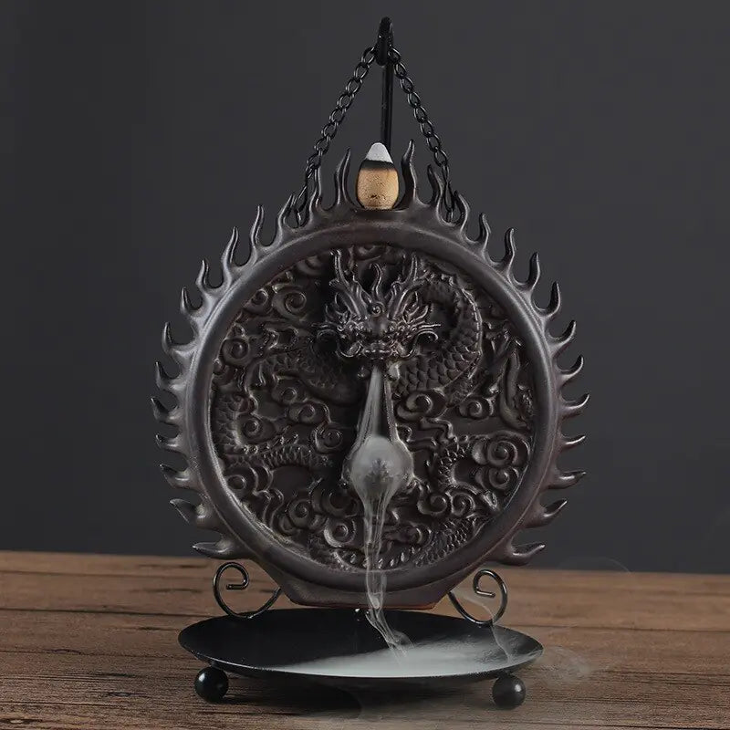 Hanging Dragon Backflow Incense Burner