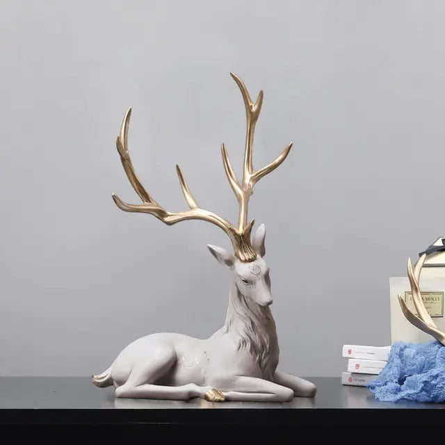 Luxury Resin Deer Statue