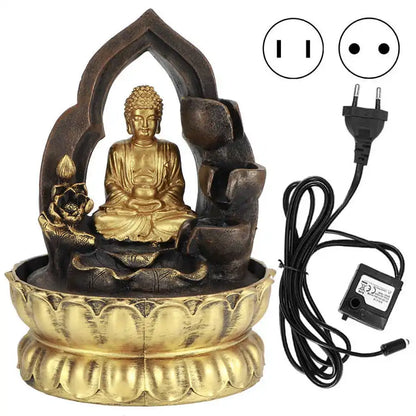 Tabletop Fountain Water Fountain Ornaments Buddha Statue