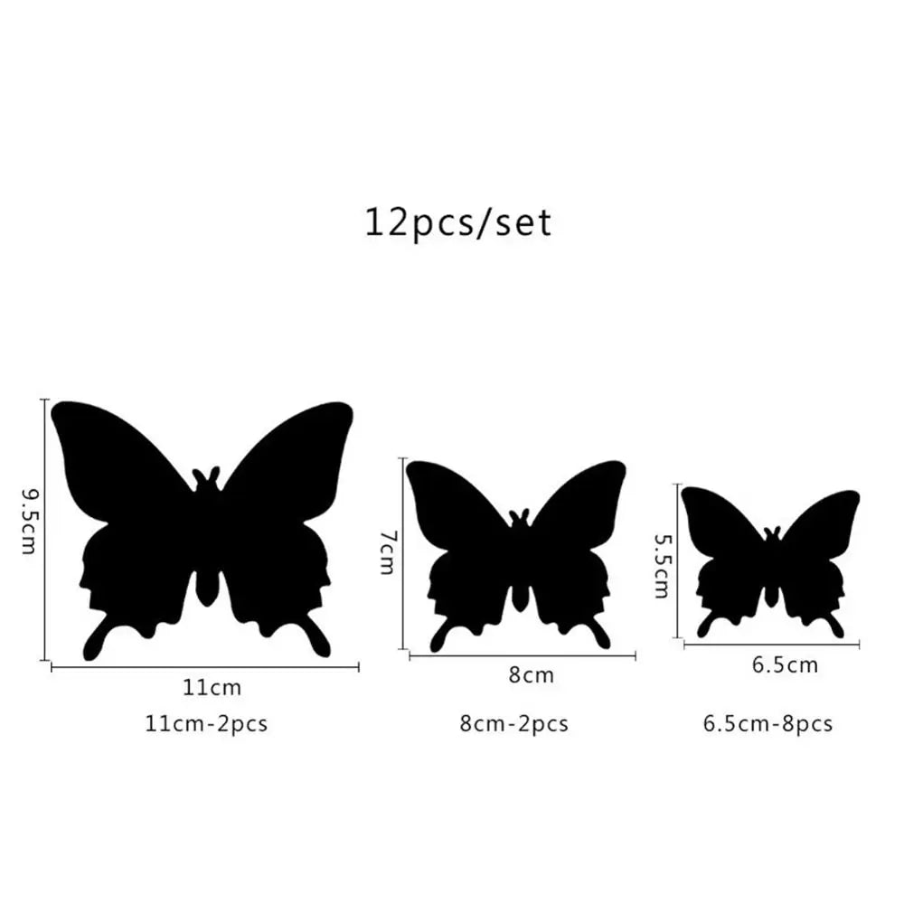 Mirror Wall 3D Butterflies Decal Sticker